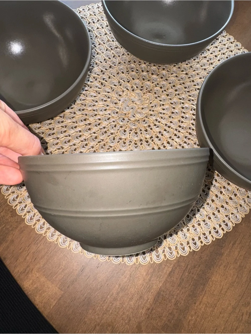 Lenox Kate Spade Fair Harbor Collection Bittersweet Serving Bowls Set of 4